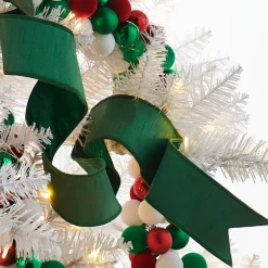 Raz Imports Raz 2.5" Green Wired Christmas Ribbon R4527853 Discount