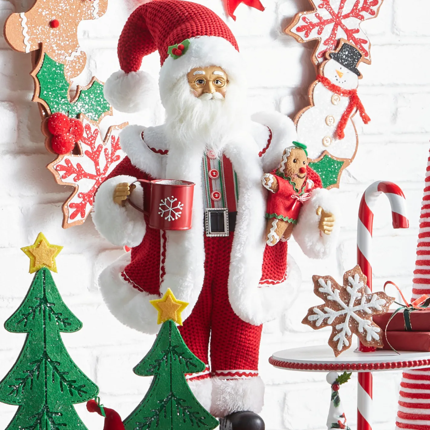 Raz Imports Raz 18" Hot Cocoa Santa Christmas Figure 4515544 Online