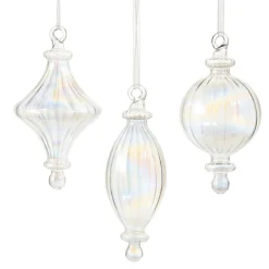 Raz Imports Raz 6" Iridescent Glass Christmas Ornament 4524580