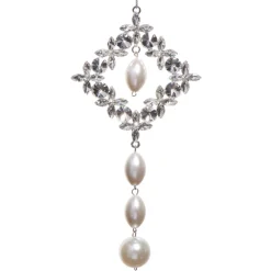 Raz Imports Raz 6" Jewel and Pearl Christmas Ornament 4512512 Online