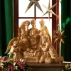 Raz Imports Raz 32" Large Christmas Nativity Scene with Wood Look 3211140 Outlet