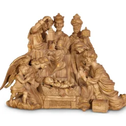 Raz Imports Raz 32" Large Christmas Nativity Scene with Wood Look 3211140 Outlet