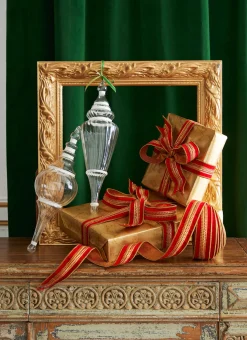 Raz Imports Raz 15.5" Large Clear Finial with Glitter Glass Christmas Ornament 4224530 Best