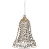 Raz Imports Raz 12.5" Large Clear Jeweled Bell Christmas Ornament 4513561 Best