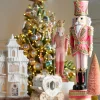 Raz Imports Raz 36" Large Lighted Pink Nutcracker Christmas Figure 4501679 Online