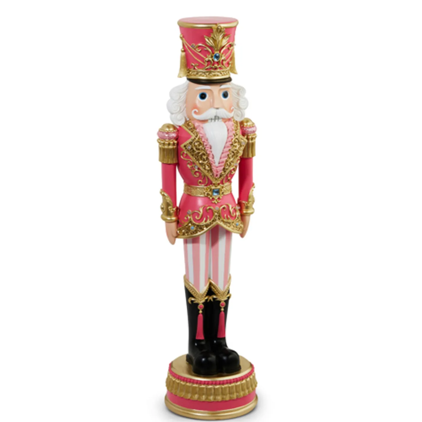 Raz Imports Raz 36" Large Lighted Pink Nutcracker Christmas Figure 4501679 Online