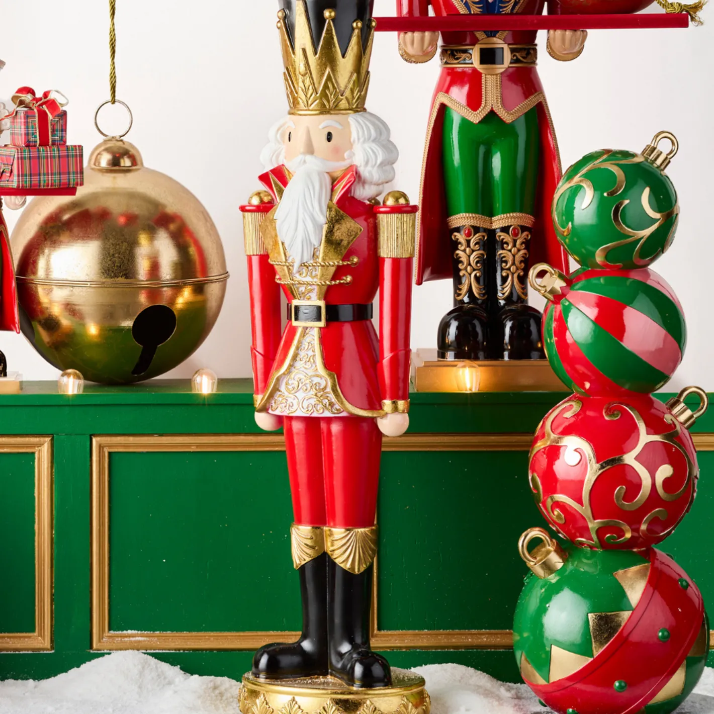 Raz Imports Raz 47" Large Red and Gold Nutcracker Christmas Decoration 4510507 Sale