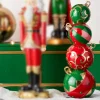 Raz Imports Raz 38" Large Red and Green Stacked Ornaments Christmas Decoration 4511636 Outlet