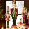Raz Imports Raz 25.5" Large Red and Green Nutcracker Christmas Decoration 4510508 Clearance