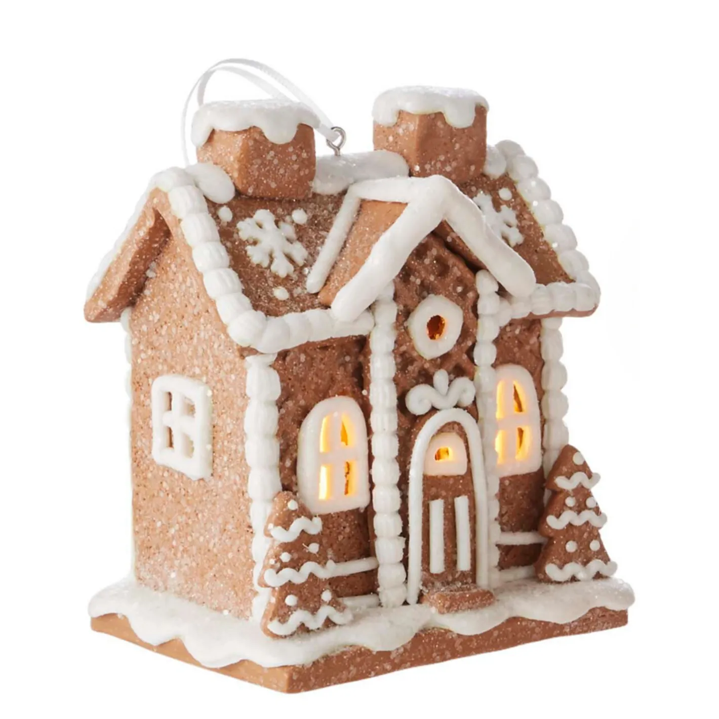 Raz Imports Raz 5" Lighted Gingerbread House Christmas Ornament 4216130 Clearance