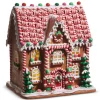 Raz Imports Raz 14" Lighted Multicolor Gingerbread House Christmas Decoration 4516678 Clearance