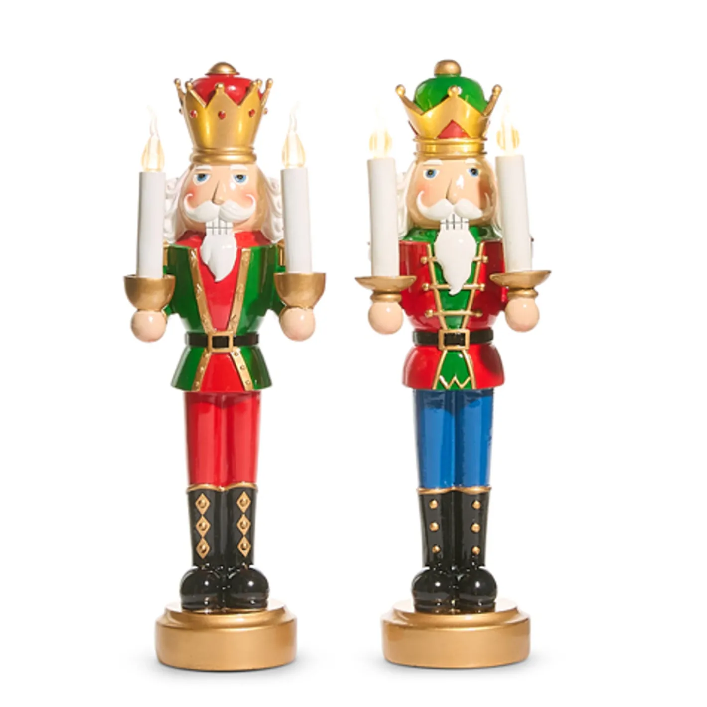 Raz Imports Raz 16.25" Lighted Nutcracker Christmas Figure 4501645 Clearance