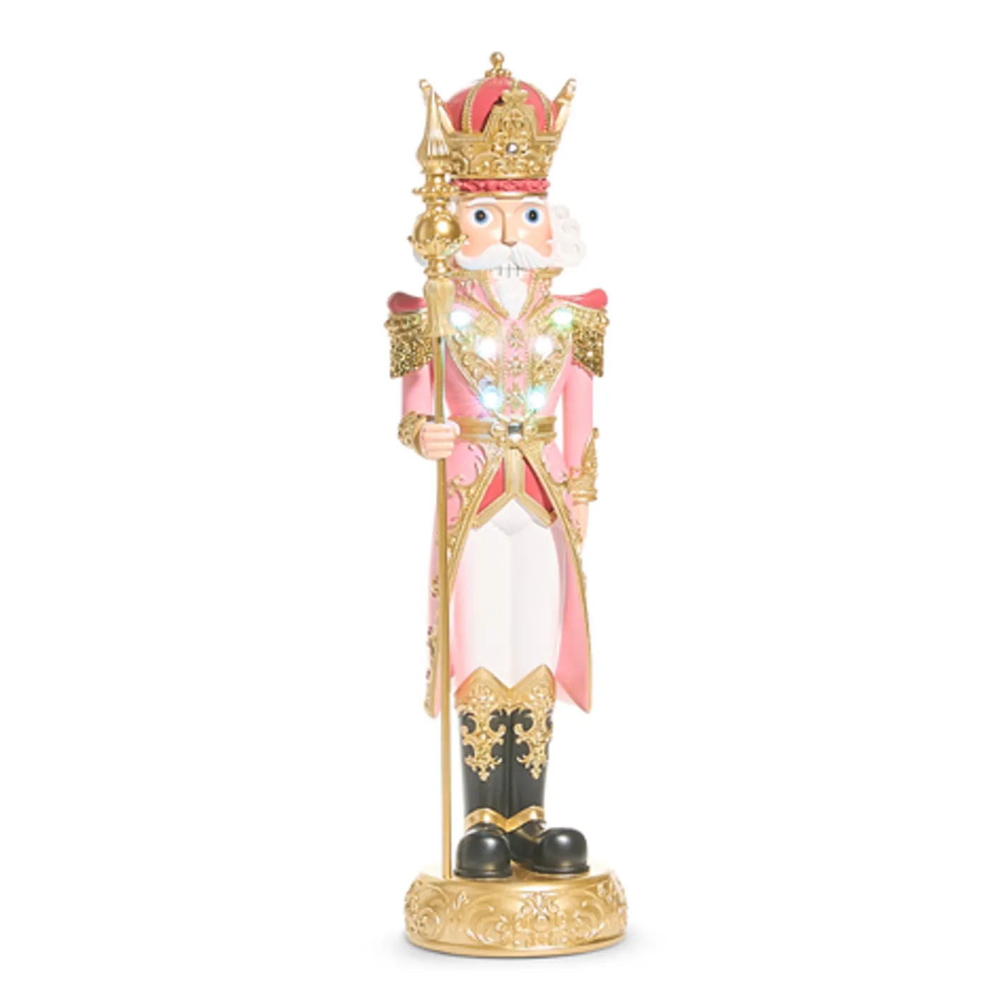 Raz Imports Raz 20" Lighted Pink Nutcracker Christmas Figure 4501677 New