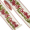 Raz Imports Raz 4" Merry Christmas Wired Christmas Ribbon R4371754 Online
