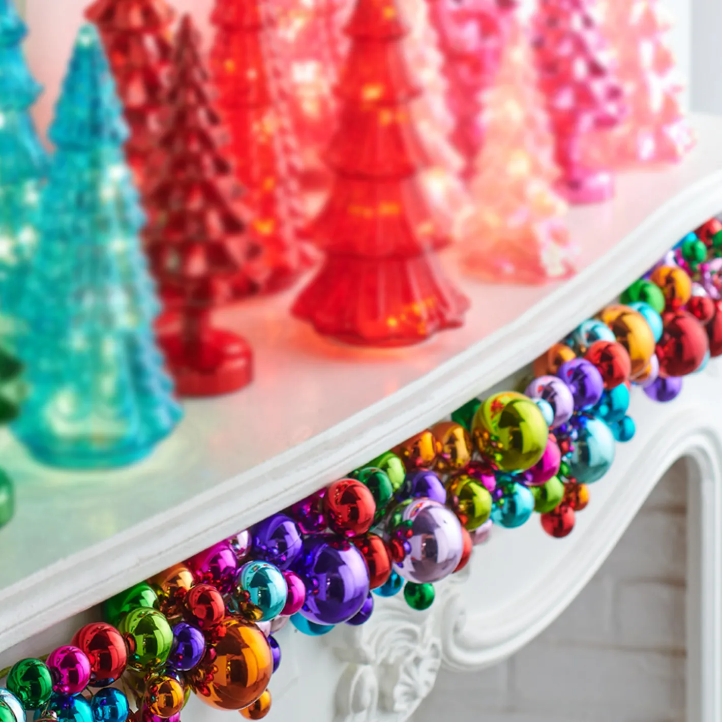 Raz Imports Raz 6' Multicolor Ball Christmas Garland G4202280 Online