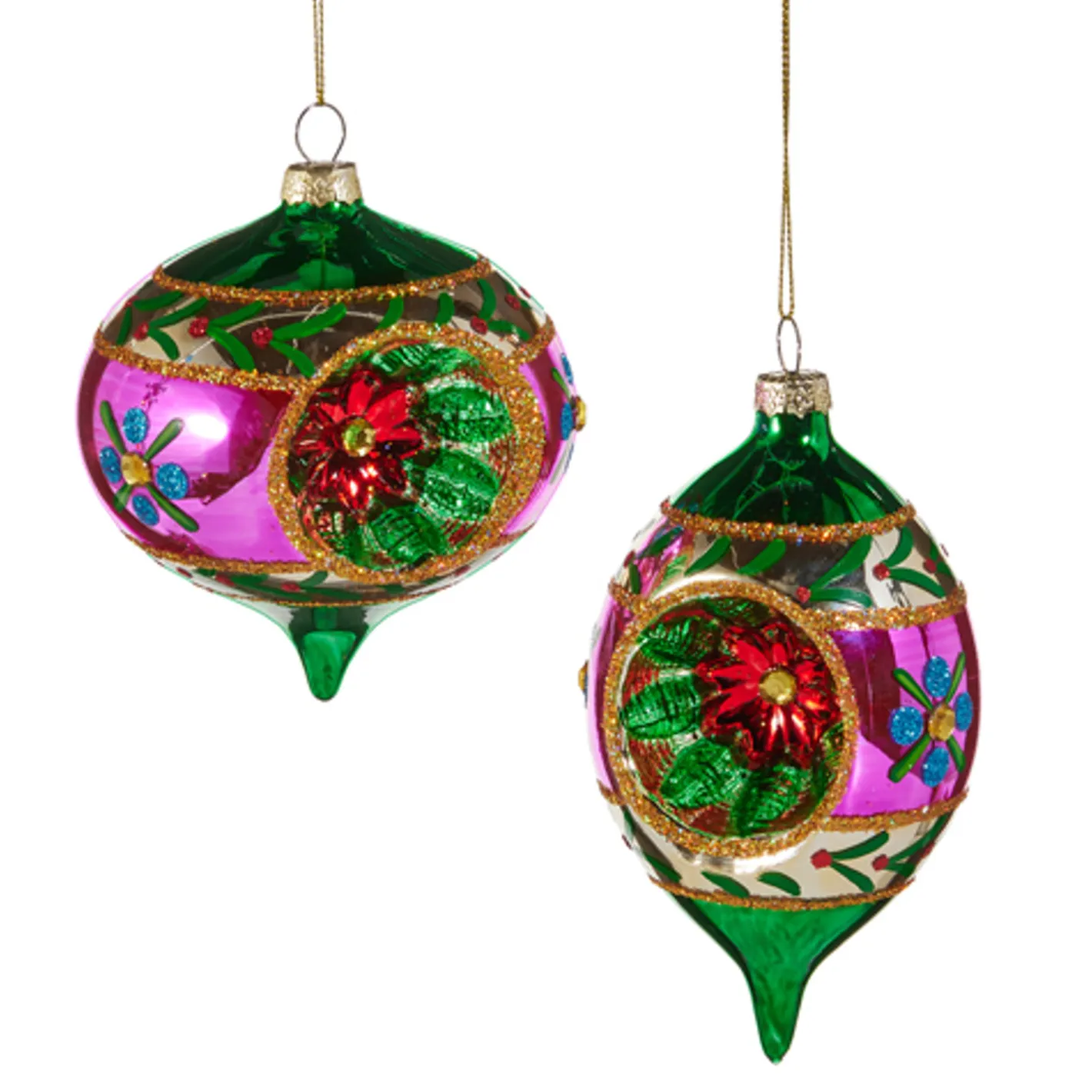 Raz Imports Raz 5.5" Multicolor Witch Eye Glass Christmas Ornament 4524897 Discount