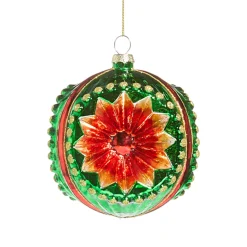 Raz Imports Raz 3.5" Multicolor Witch Eye Glass Christmas Ornament 4525042 Clearance