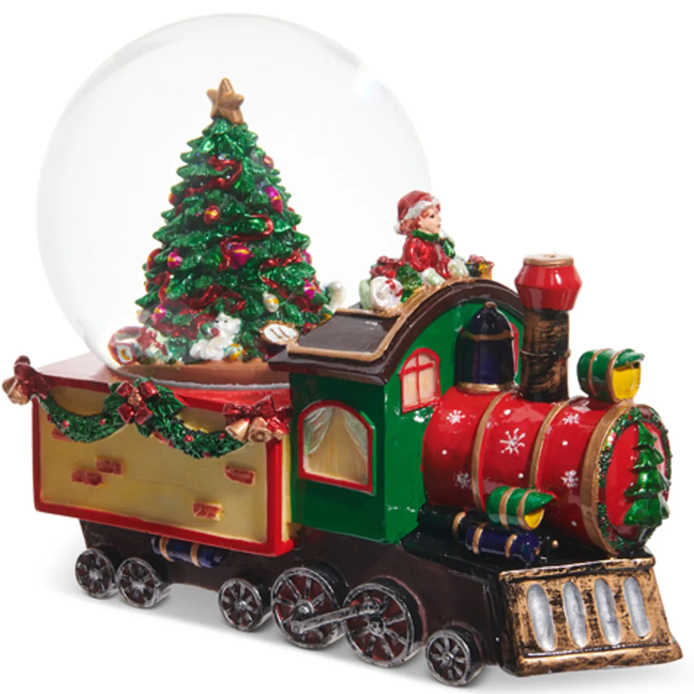 Raz Imports Raz 8.75" Musical Train Water Globe Christmas Decoration 4571357 Hot