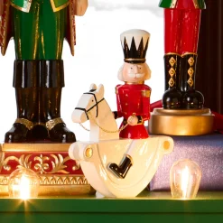 Raz Imports Raz 9.5" Nutcracker on Rocking Horse Christmas Figure Decoration 4511670 Outlet