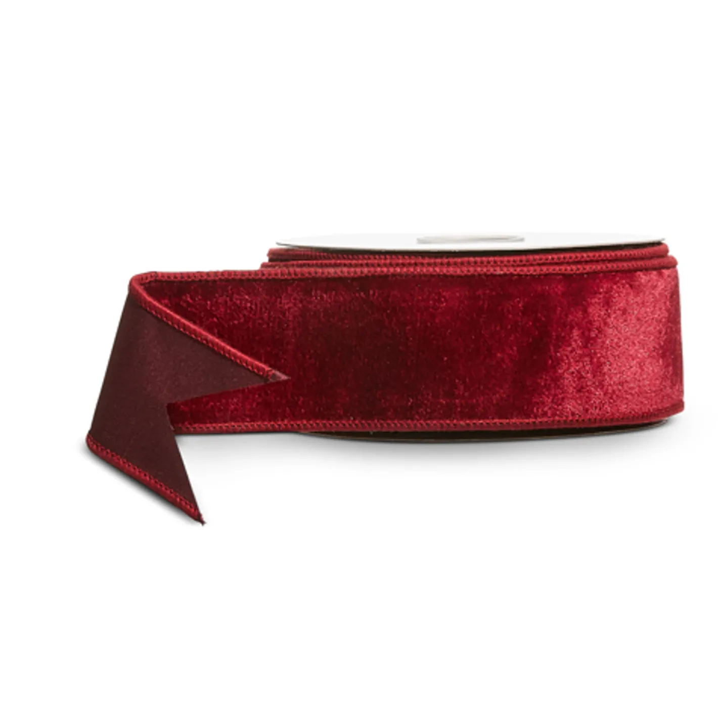 Raz Imports Raz 2.5" or 4" Burgundy Velvet Wired Christmas Ribbon Outlet
