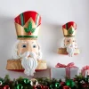 Raz Imports Raz 12' or 21.5" Christmas Nutcracker Bust Hanging Wall Decoration Best