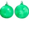 Raz Imports Raz 4" or 5" Green Blown Glass Ball Christmas Ornament Discount