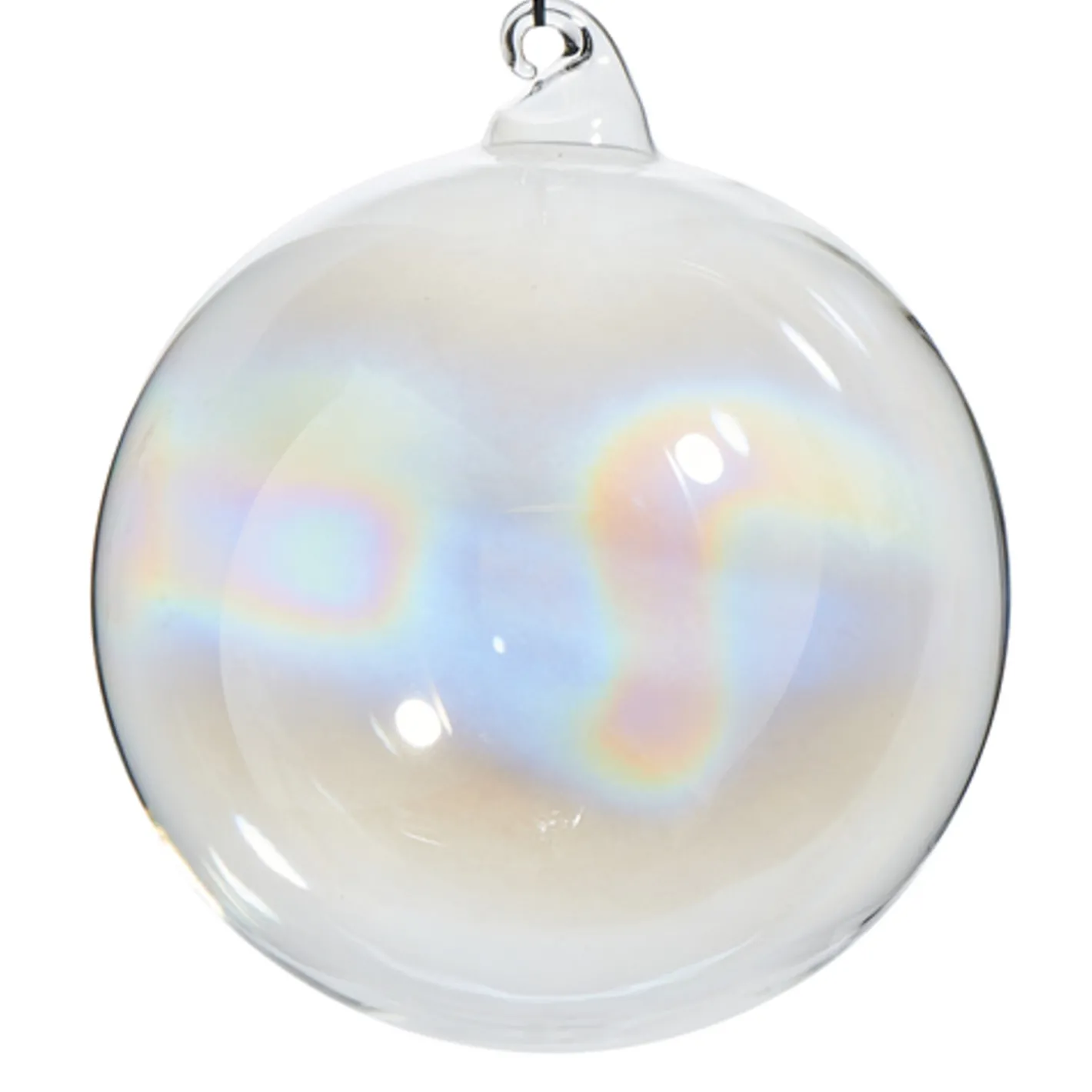 Raz Imports Raz 4" or 5" Iridescent Ball Blown Glass Christmas Ornament Clearance