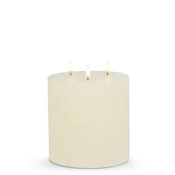 Raz Imports Raz 6" or 9" Ivory Triflame Flameless Candles Clearance