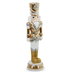 Raz Imports Raz 36" or 48" Large Gold and Silver Nutcracker Christmas Decoration Hot