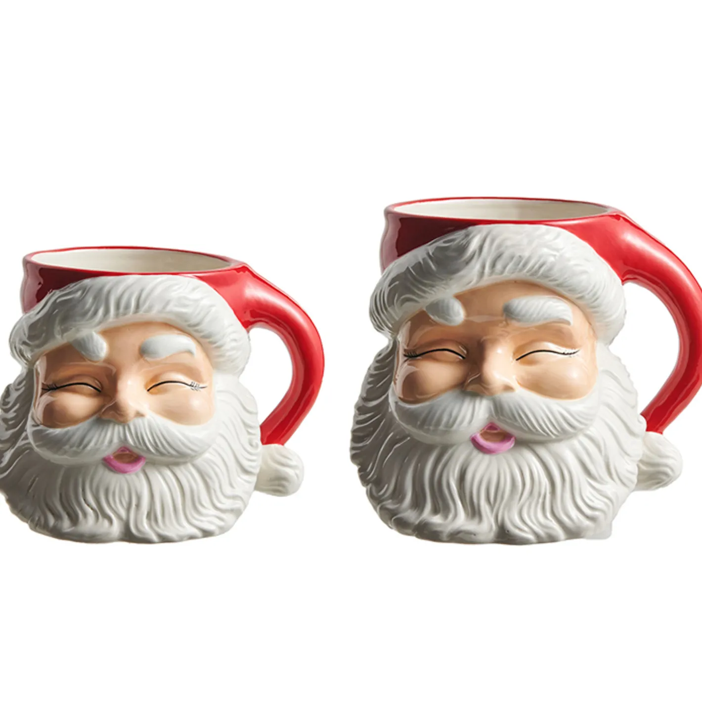 Raz Imports Raz 6" or 8" Large Red Santa Mug Christmas Container Sale