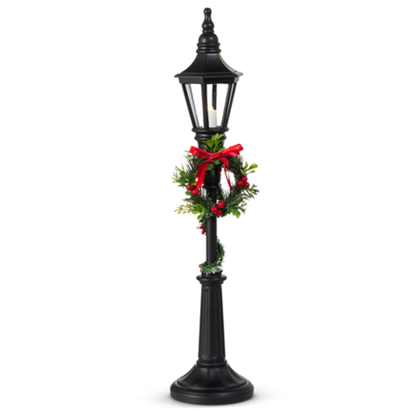 Raz Imports Raz 18.5" or 21" Lighted Black Christmas Lamp Post Outlet