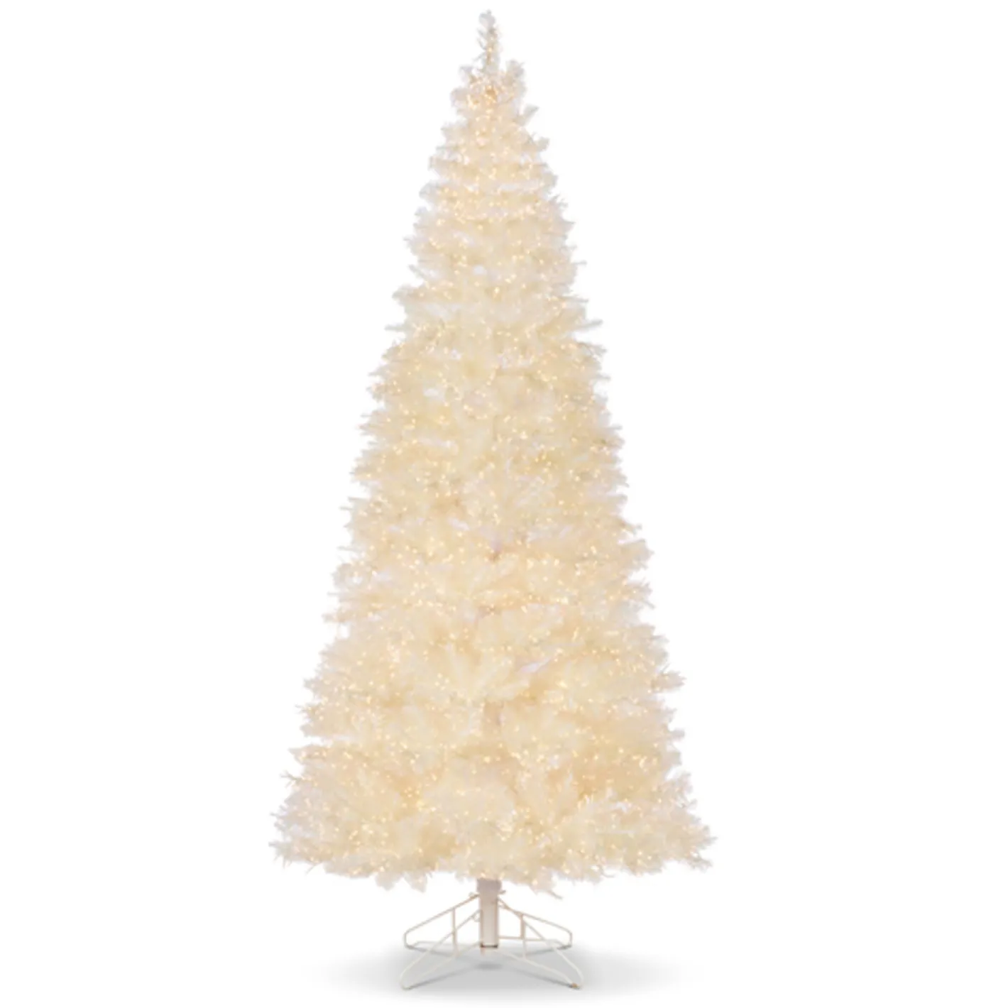 Raz Imports Raz 7.5' or 9' O Tannenbaum Crystal Iridescent White Pine Christmas Tree with Cluster LED Lights Hot