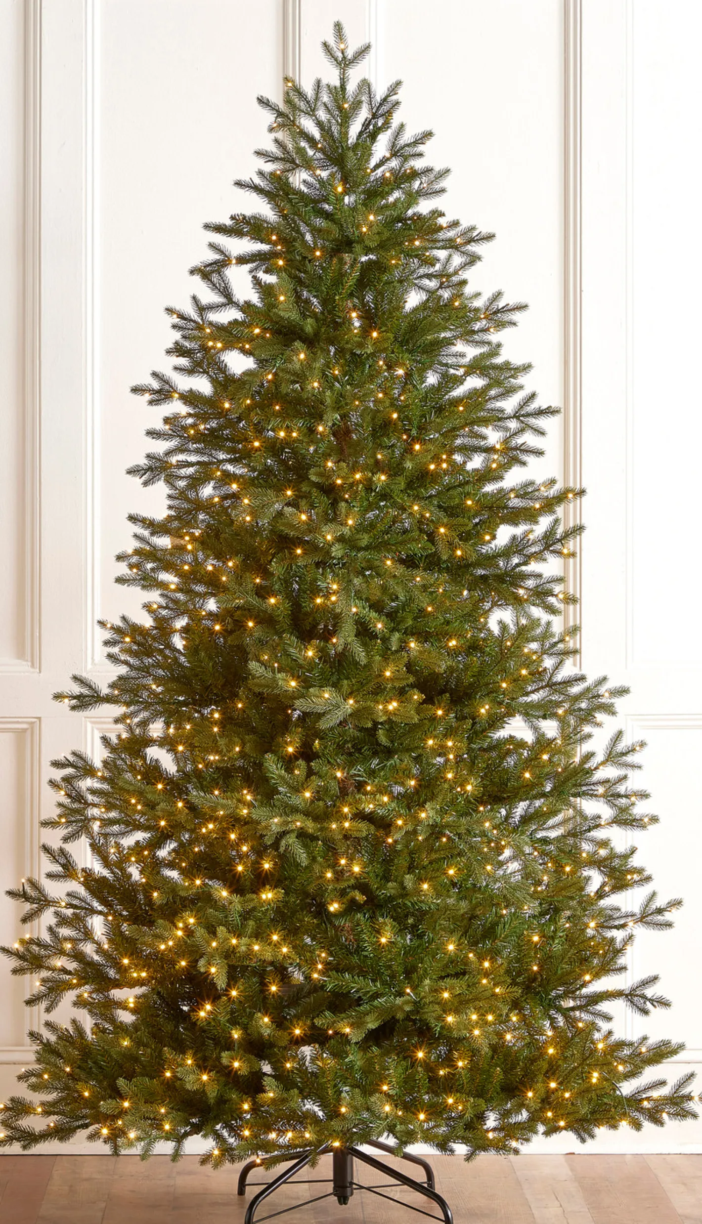Raz Imports Raz 7.5' or 9' O Tannenbaum Nordic Fir Real Feel Christmas Tree with Brilliant LED Lights Hot