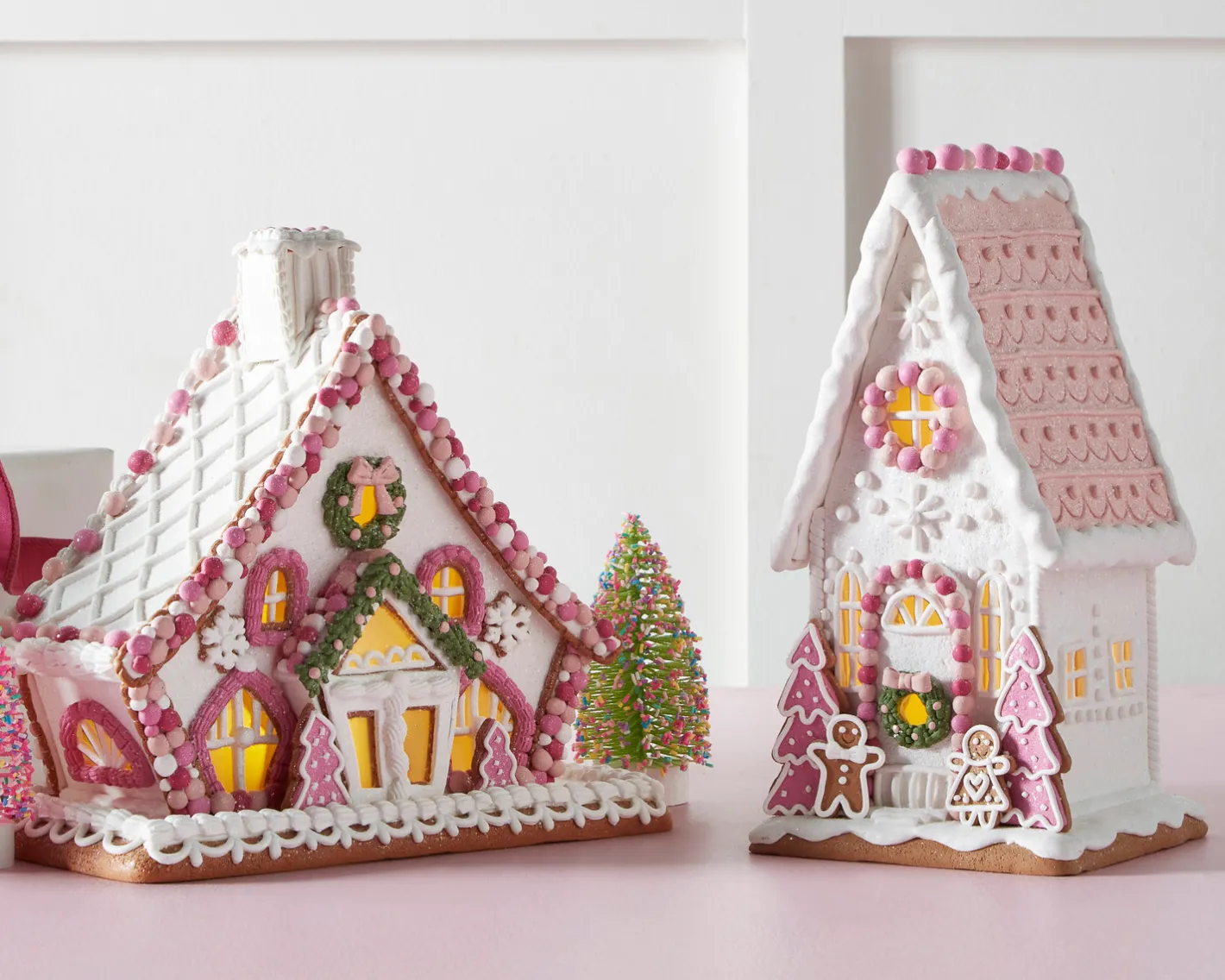 Raz Imports Raz 11.5" or 12" Pink Gingerbread House Christmas Decoration Online