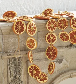 Raz Imports Raz 5.5' Orange Slice Christmas Tree Garland G4202278 Clearance