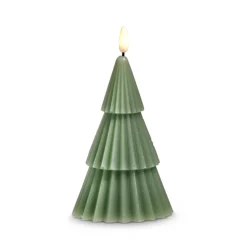Raz Imports Raz 6" Pale Green Christmas Tree Battery Operated Candle Lighted Flickering Flame 4432917 Online