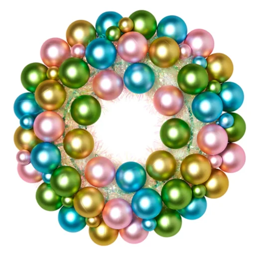 Raz Imports Raz 17" Pastel Pearl Ball Ornament Easter Wreath W4532771 Best