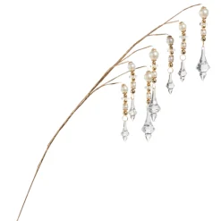 Raz Imports Raz 32.5" Pearl Crystal Dripping Christmas Tree Spray F4517572 Online