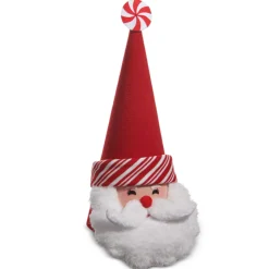 Raz Imports Raz 17" Peppermint Santa Christmas Tree Topper 4516657