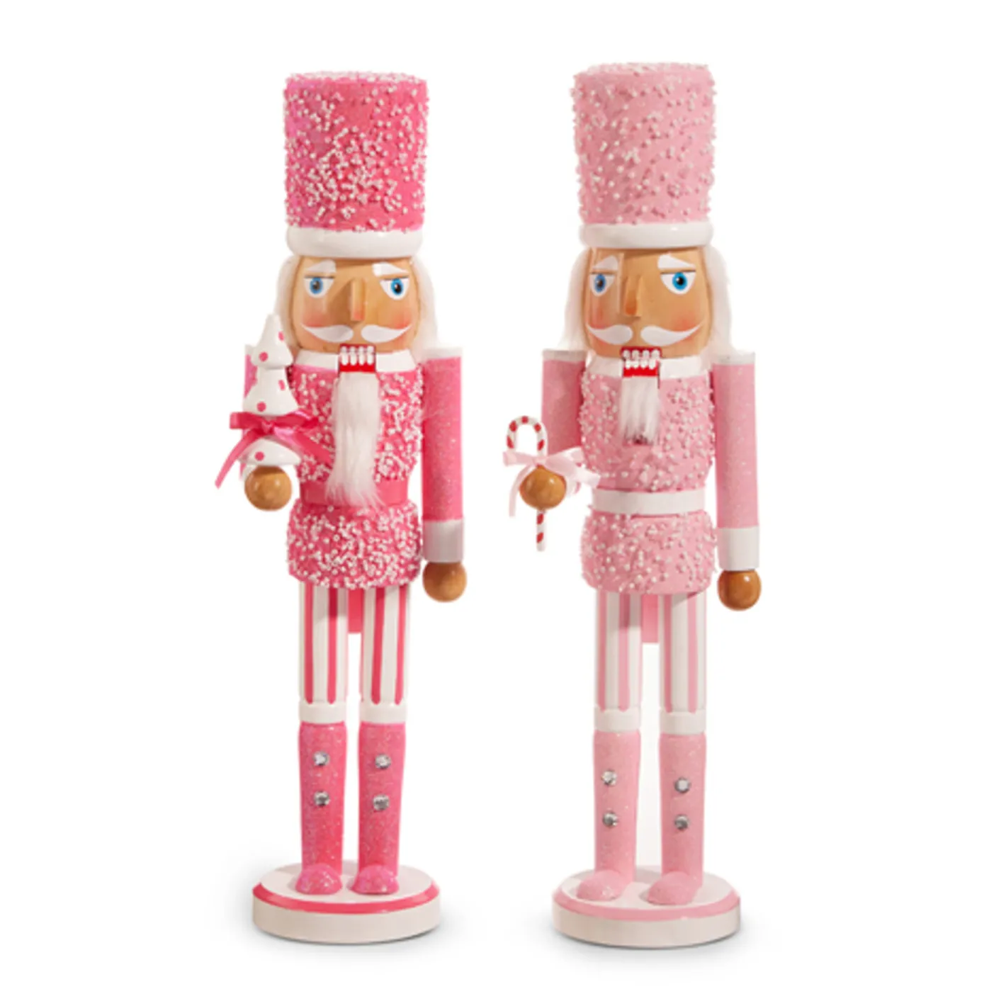Raz Imports Raz 15.5" Pink Christmas Nutcracker Figure 4422827 New
