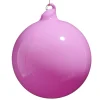 Raz Imports Raz 5" Pink Opaque Blown Glass Ball Christmas Ornament 4523080 New