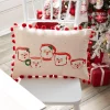 Raz Imports Raz 20" Pink Santa Mug Lumbar Christmas Pillow 4319326 Sale