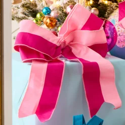 Raz Imports Raz 4" Pink Two Toned Wired Christmas Ornament R4571818 Hot