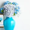 Raz Imports Raz 13" Real Touch Light Blue Hydrangea Pick Bundle F4522676 Clearance