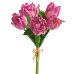 Raz Imports Raz 15" Real Touch Yellow or Pink Parrot Artificial Tulip Bundle Hot