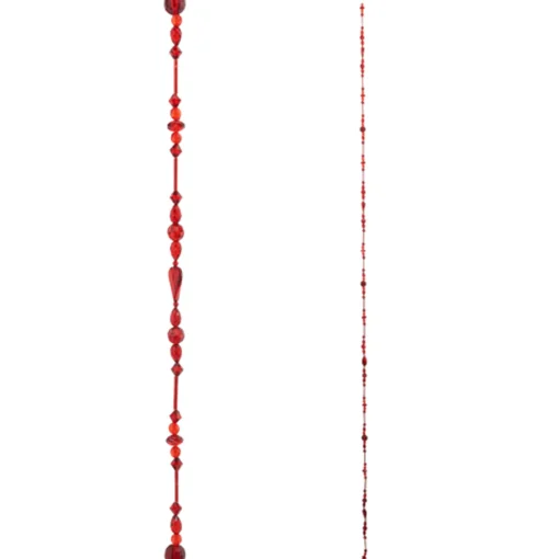 Raz Imports Raz 6' Red Jeweled Christmas Garland G4422920