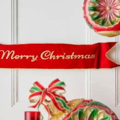 Raz Imports Raz 36" Red Merry Christmas Banner Decoration 4552177 Best
