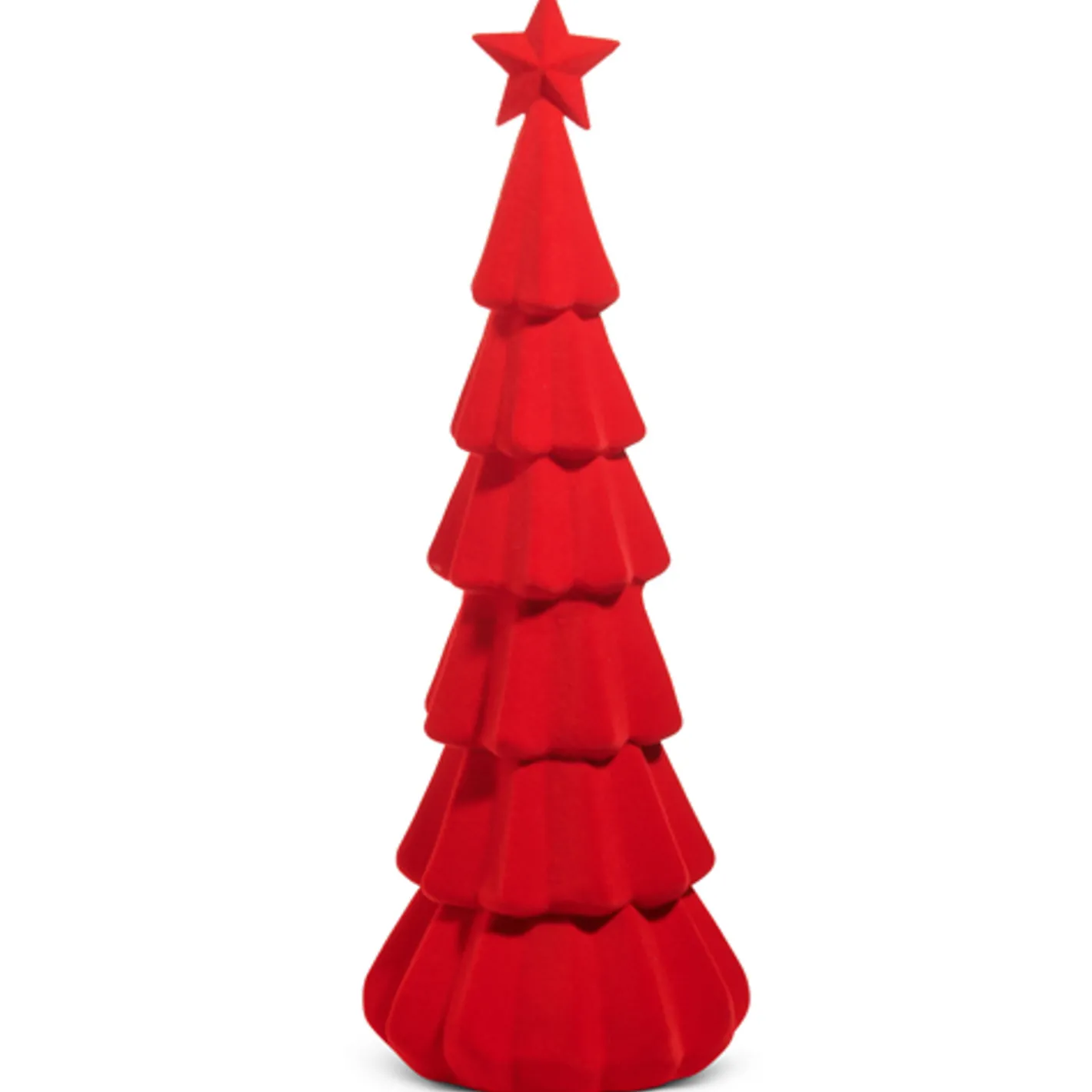 Raz Imports Raz 29.5" Red or Green Flocked Tree Christmas Decoration Best