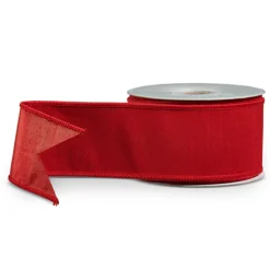 Raz Imports Raz 2.5" Red Wired Christmas Ribbon R4527852 Clearance