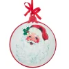 Raz Imports Raz 11.25" Santa Embossed Metal Wall Christmas Ornament 4221322 Outlet